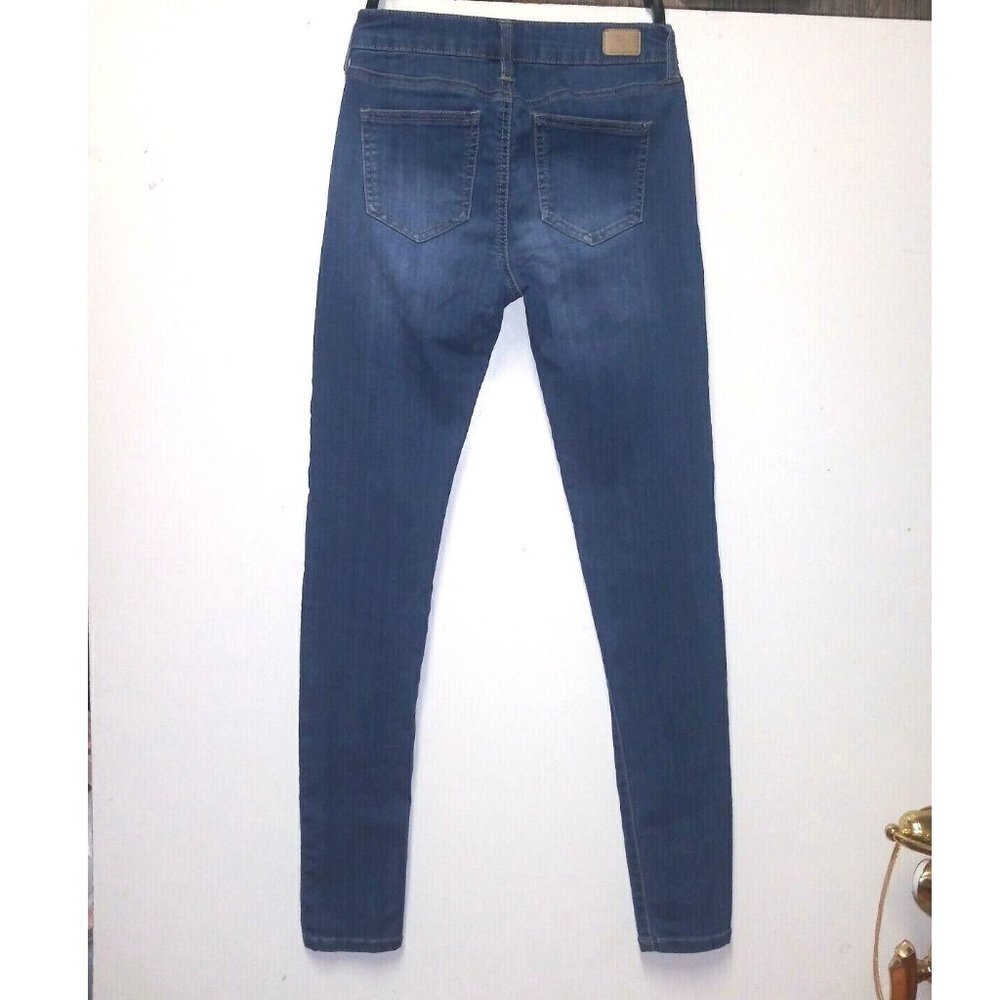 Celebrity Pink Womens Jeans blue distressed Waist 25 skinny ripped stretch EUC - Picture 2 of 8